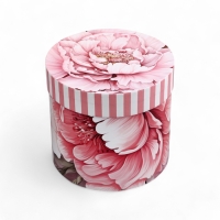 Набор шляпных коробок для цветов 5 в 1, упаковка подарочная, &laquo;Бутон&raquo;, 16 х 14 см - 22 х 19,5 см