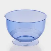 Креманка пластиковая одноразовая &laquo;Кристалл&raquo;, 200 мл, синяя