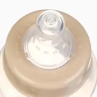 Бутылочка для кормления &laquo;Bear&raquo; 150 мл, цилиндр, бежевый Mum&Baby