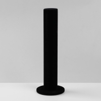 Подставка для часов, браслетов, цепочек &laquo;Тубус&raquo;, флок, 10,5&times;10,5&times;31 см, d=5 см, цвет чёрный