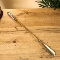 Ложка для обуви &laquo;Перламутр&raquo;, латунь, смола, 48.5 см