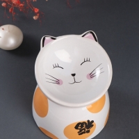 Аромалампа керамика "Котик пятнистый" 10,5х10,5х10,5 см