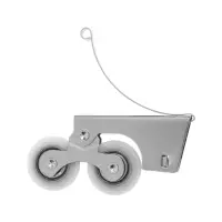 Комплект роликов CAPPIO, для шкафа купе, набор верх - низ