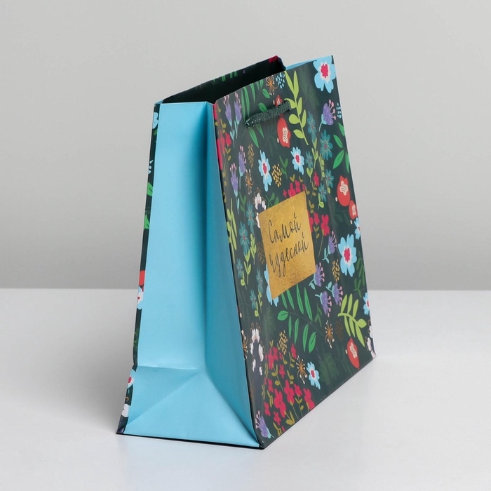 Пакет подарочный ламинированный, упаковка, &laquo;Present for you&raquo;, MS 23 х 18 х 8 см