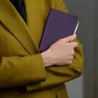 Ежедневник Flat Mini, недатированный, фиолетовый