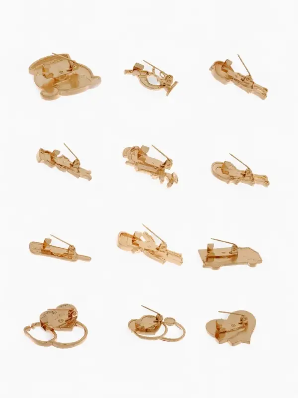 Брошь &laquo;Медицина&raquo;, форма МИКС, цвет золото (неделимая фасовка 12 шт., цена за шт.)