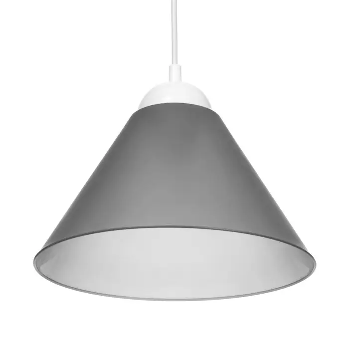 Плафон отдельный &laquo;Конус&raquo;, Е27, дымчатый, 25&times;25&times;15 см