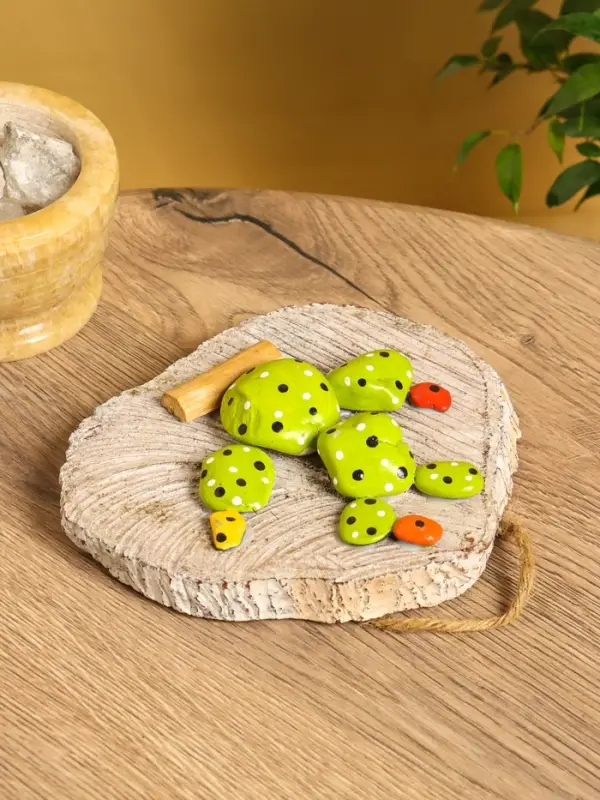 Панно &laquo;Кактус&raquo;, 17&times;18&times;5 см, дерево Албезия