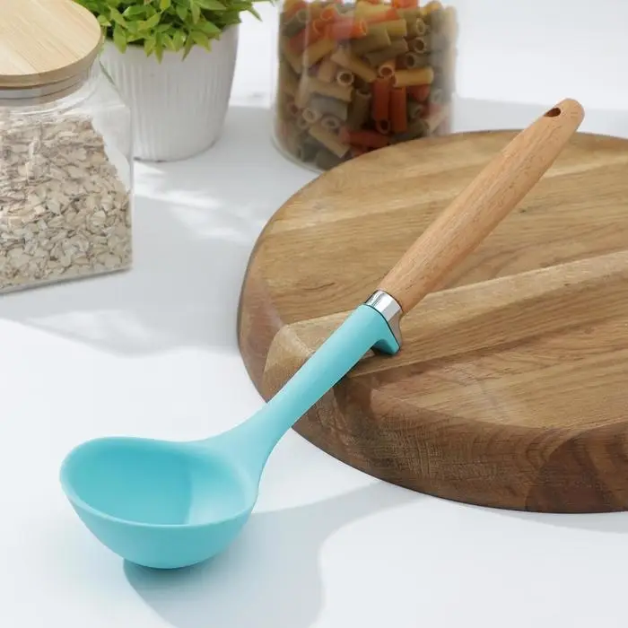 Половник Доляна &laquo;Лагуна&raquo;, 29&times;8&times;3,5 см, цвет голубой