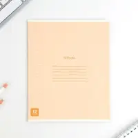 Тетрадь в линейку 12 листов А5, на скрепке &laquo;Минимализм&raquo;, обложка мелованный картон, блок №1 белизна 96%, 5 видов МИКС