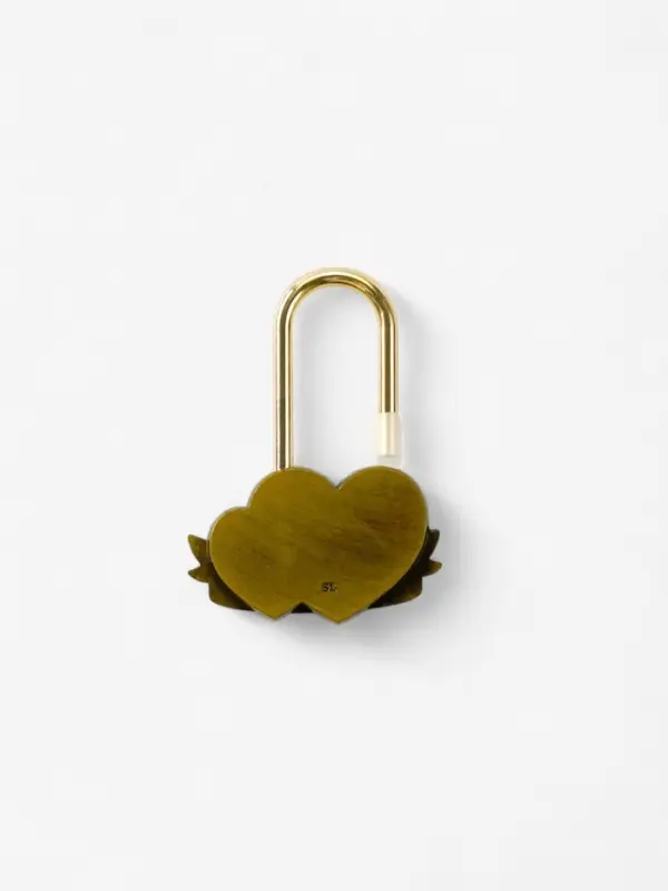 Замок свадебный &laquo;Ты+я=семья&raquo;, 5.2 х 7.6 см.