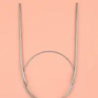 Спицы круговые, для вязания, с металлическим тросом, d=2 мм, 10/40 см