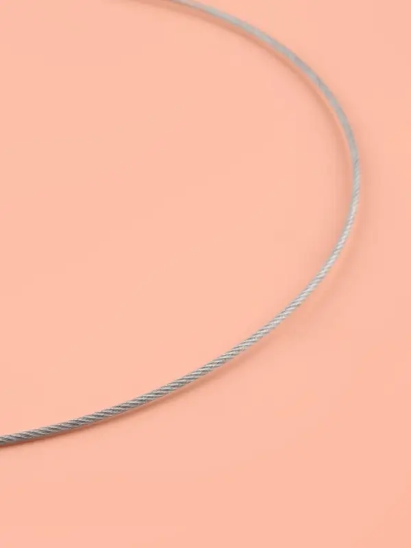 Спицы круговые, для вязания, с металлическим тросом, d=3.5 мм, 10/40 см