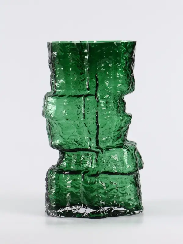 Ваза &laquo;Гоэтано&raquo;, 24.5&times;13 см, стекло, зелёная