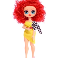 Кукла &laquo;Кудряшка Рина&raquo;, шарниры в руках, красный