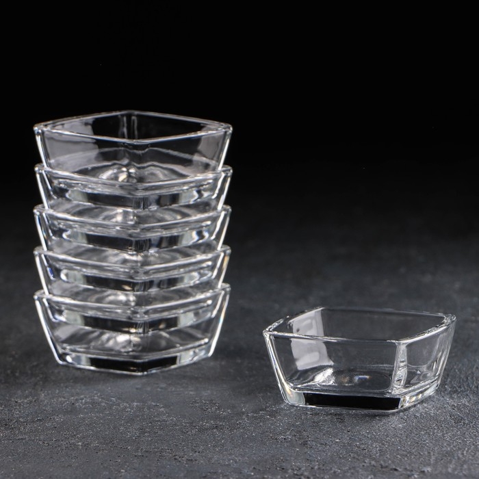 Набор соусников стеклянный Tokyo, 6,6&times;6,6 см, 6 шт