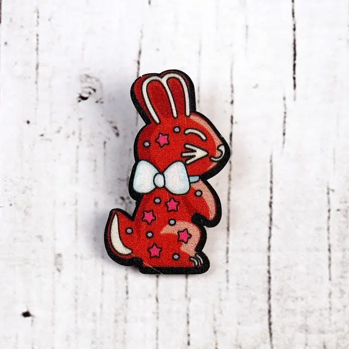 Деревянный значок &laquo;Заяц&raquo;