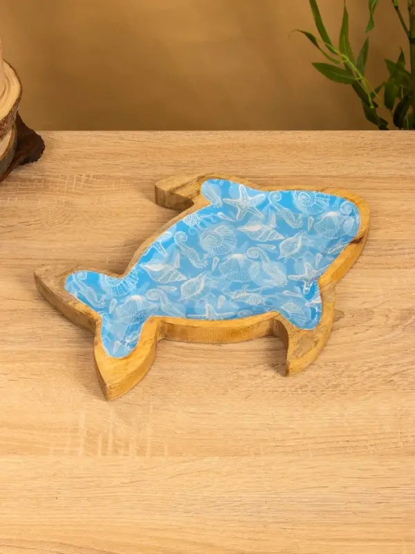 Блюдо сервировочное "Рыбка" 2х25х33 см, дерево