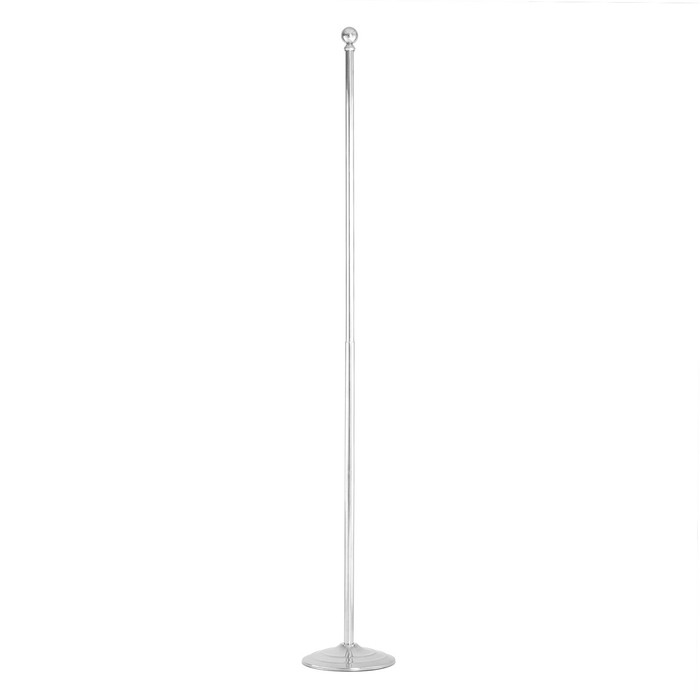 Флагшток напольный 2 м, телескопический, платформа d-30 см