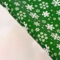 Пленка упаковочная для подарков, металлизированная, 35 мкм "Снежинки&ldquo;, 50&times;70 см