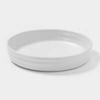 Форма для запекания Доляна &laquo;Зефир&raquo;, 1 л, d=23 см, круглая, керамика, белая