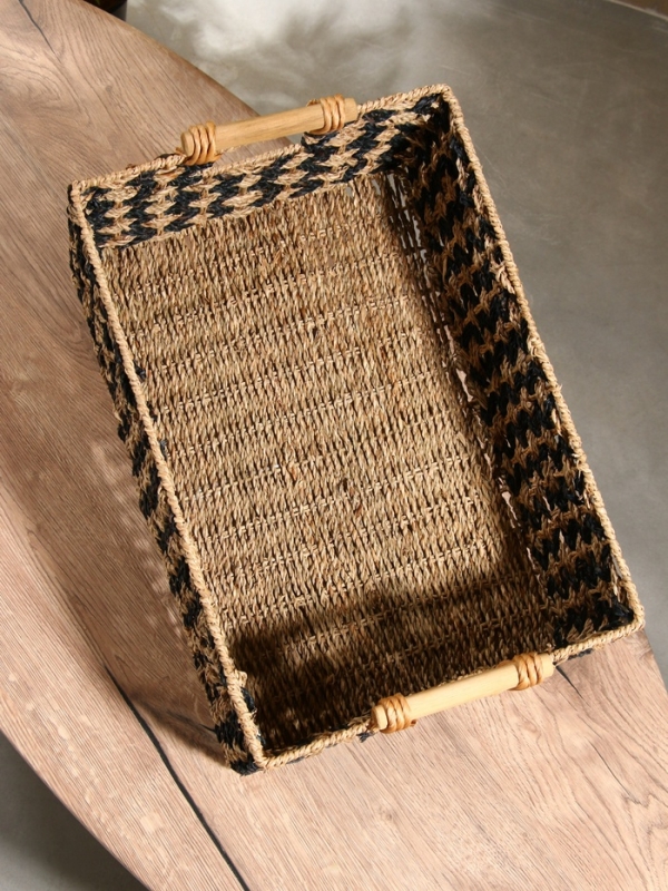 Корзина плетеная 45х30х20 см, сиграсс