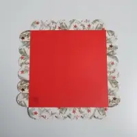 Коробка для кондитерских изделий с пластиковой крышкой &laquo;С Новым годом!&raquo;, 21 х 21 х 3 см