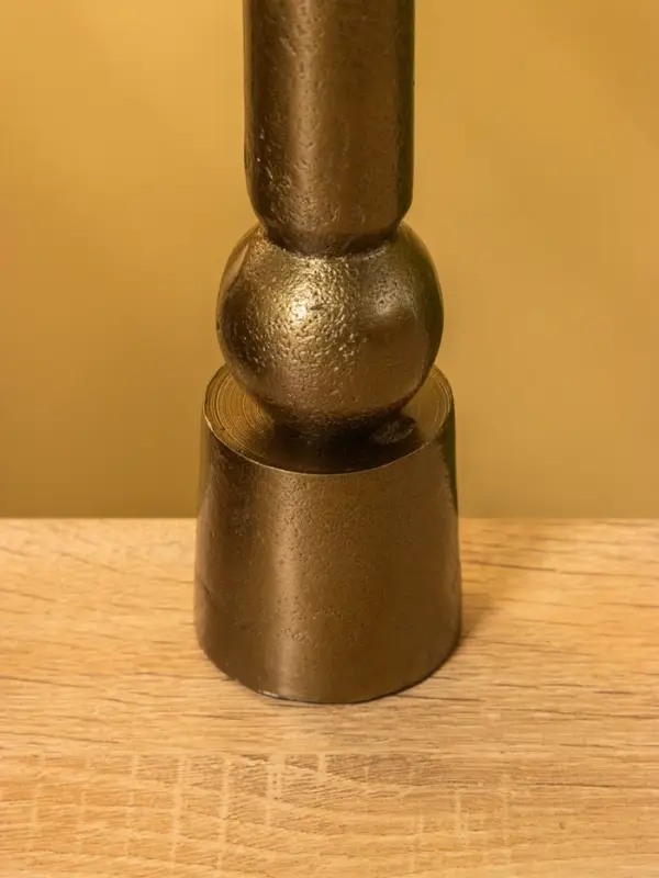 Подсвечник "Геометрия" алюминий 5х5х20,5 см