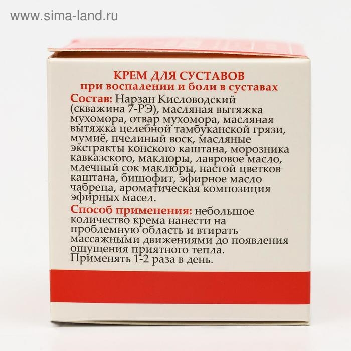 Крем для суставов монастырский &laquo;Мухомор&raquo;, 50 мл
