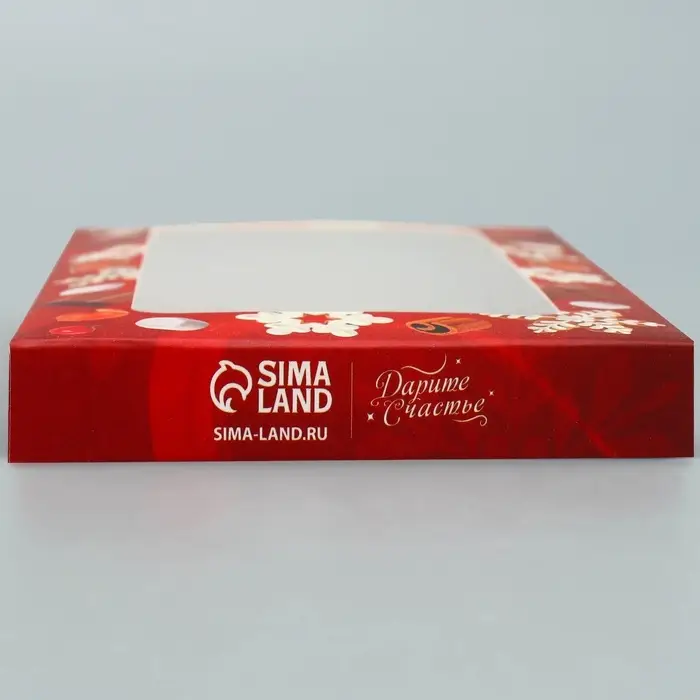 Коробка для шоколада &laquo;Волшебных моментов&raquo;, с окном, 17 х 8.5 х 1.5 см