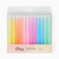 Свечи для торта &laquo;Яркие спирали&raquo;, 0,7 х 8 см, 12 шт