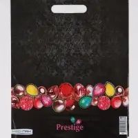 Пакет "Престиж, полиэтиленовый с вырубной ручкой 30х40 см, 60 мкм