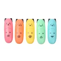 Маркер текстовыделитель мини 1-5мм BRAUBERG KIDS "CUTE CATS PASTEL", микс, в пласт банке
