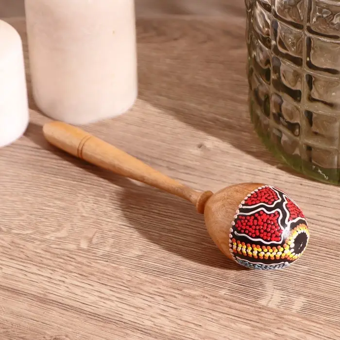 Сувенирный музыкальный инструмент "Маракас" 22,5х5х5 см МИКС цветов