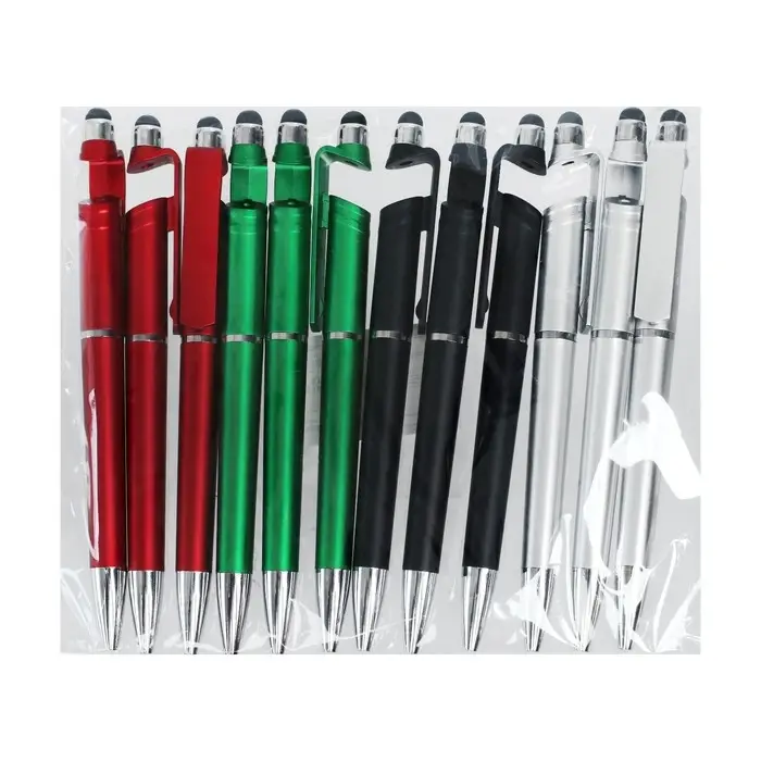 Ручка - прикол шариковая Calligrata &laquo;Подставка под сотовый&raquo;, со стилусом, МИКС