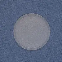 Лейбл из ПВХ Dzeta Round, L, прозрачный