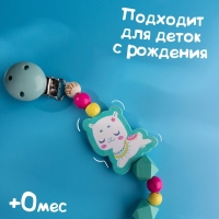 Держатель - игрушка для соски - пустышки &laquo;ТРЕНД. Малышки&raquo;, деревянный, виды МИКС