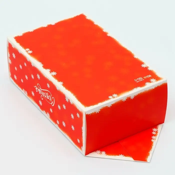 Подарочная коробка - конфета новогодняя складная &laquo;Праздник&raquo;, 14&times;22&times;8 см