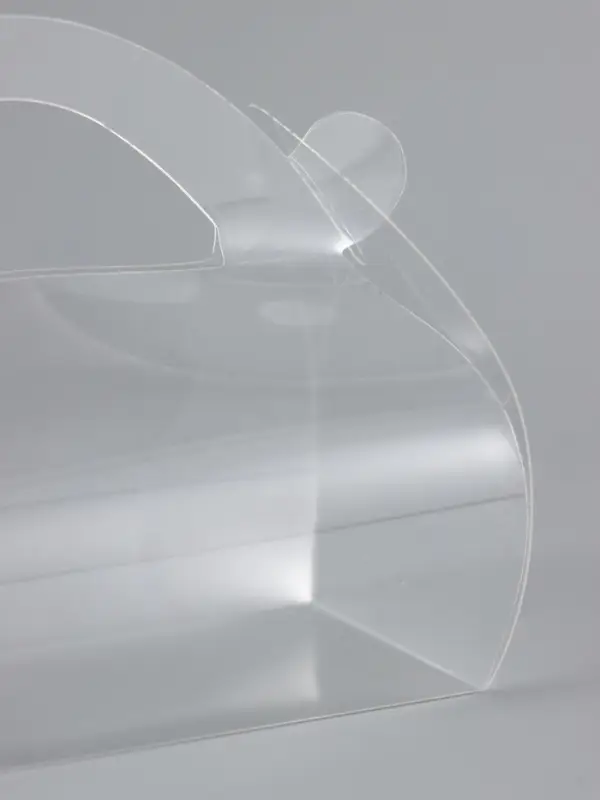 Складная прозрачная коробка из PVC, для упаковки подарков, 9.9&times;4.9&times;5.5 см