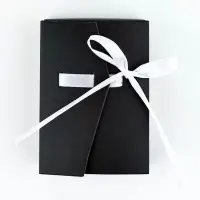 Коробка под бижутерию &laquo;Чёрная&raquo;, 12 х 8.5 х 3 см