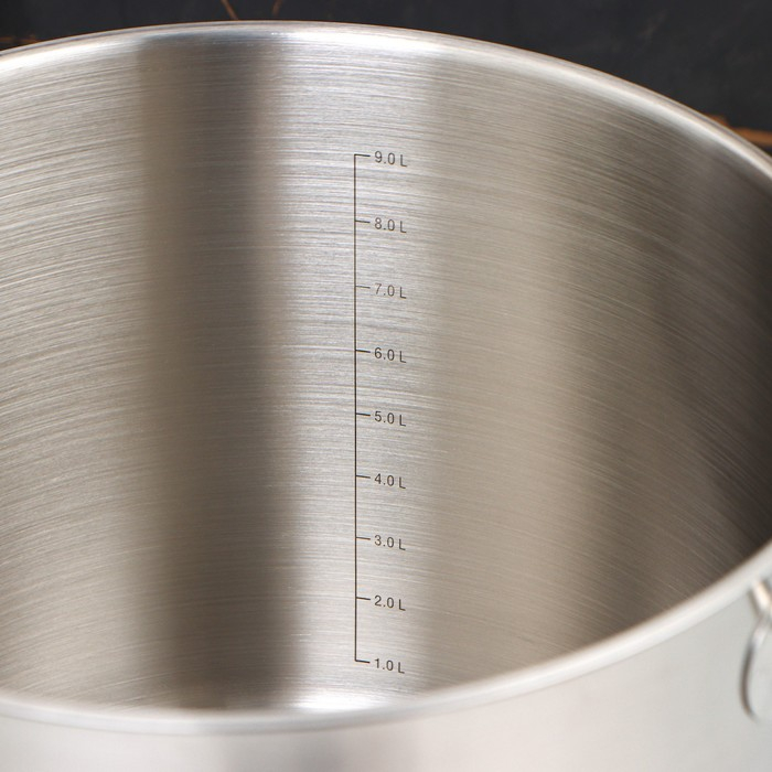 Кастрюля &laquo;Общепит&raquo;, 11 л, d=26 см, h=21 см, капсульное дно, индукция