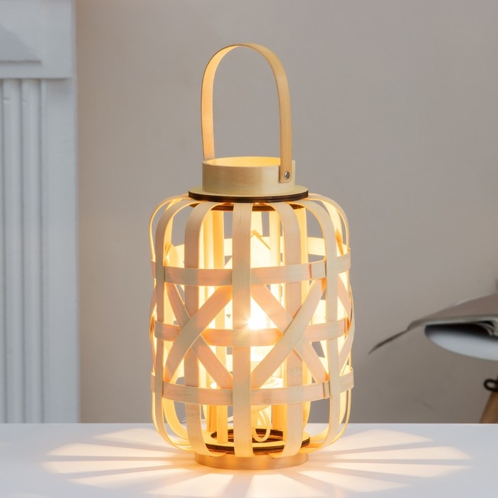 Настольная лампа "Барма" Е27 15Вт 23,5х23,5х33 см RISALUX