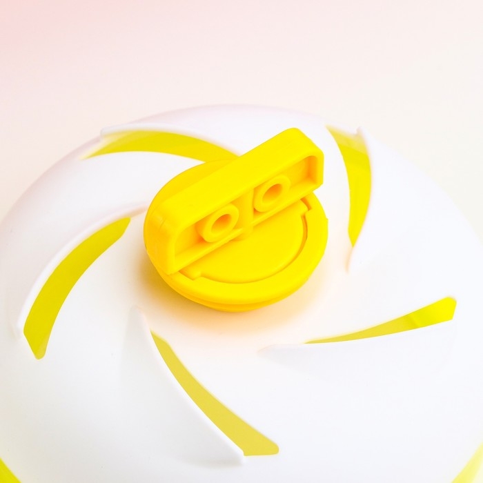 Колесо для грызунов тихое, 11 см, жёлтое