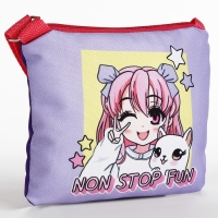 Набор подарочный для девочки "Аниме", сумка, блокнот