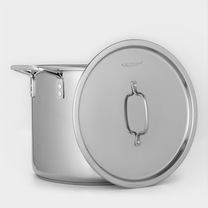 Кастрюля &laquo;Общепит&raquo;, 15 л, d=30 см, h=25 см, капсульное дно, индукция