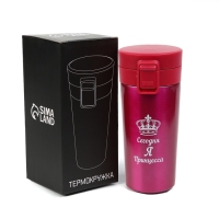 Термокружка, 380 мл, Style "Мастер К. Сегодня я принцесса", сохраняет тепло 8 ч, с ситечком