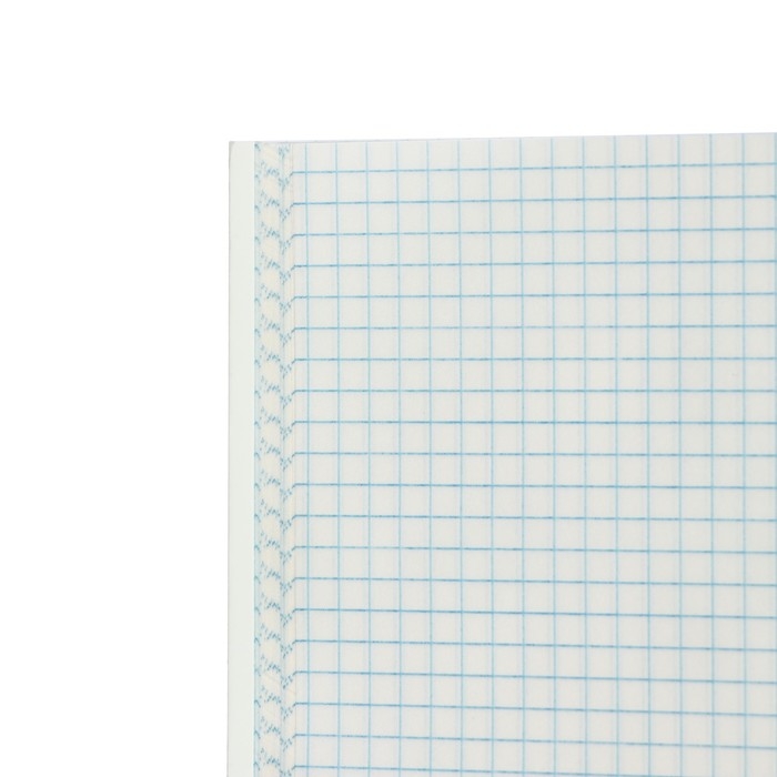 Книга учета А4, 96 листов в клетку, картонная обложка, синяя