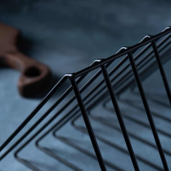 Подставка под разделочные доски Доляна «Лофт», 26×18×21, цвет чёрный Подставка под разделочные доски Доляна «Лофт», 26×18×21, цвет чёрный