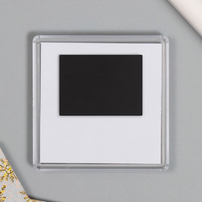 Новогодний набор "Зая" (Новогодний брелок 3,5х5 см, Новогодний магнит 5,7х5,7 см)