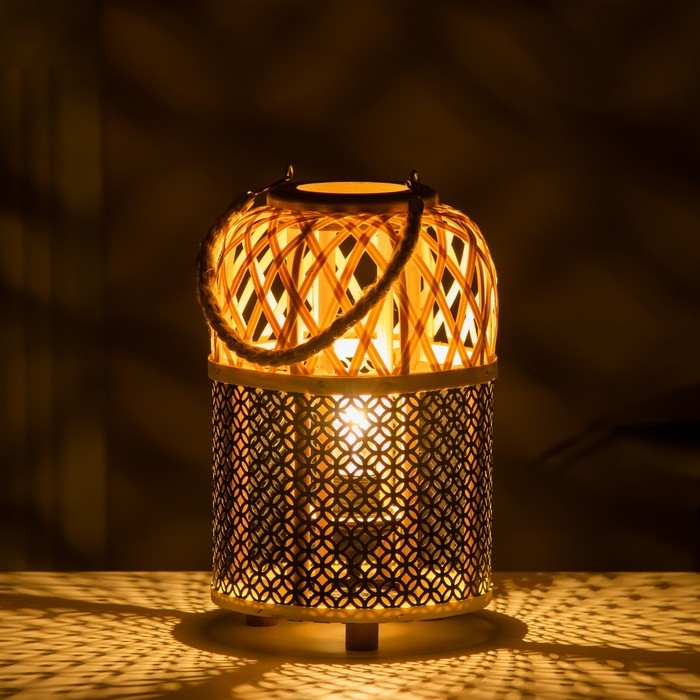 Настольная лампа "Изза" Е27 15Вт 21,5х21,5х31 см RISALUX